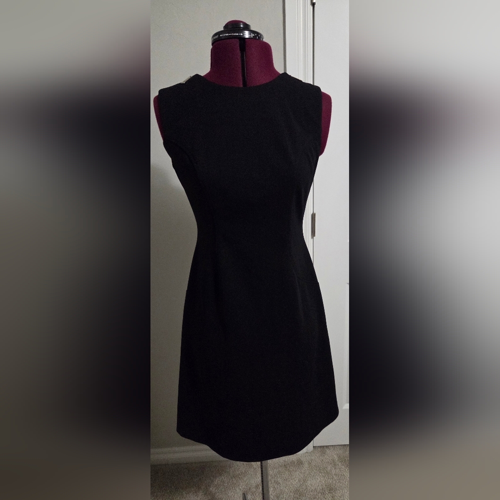 Apt. 9 Black Sleeveless Sheath Mini Dress